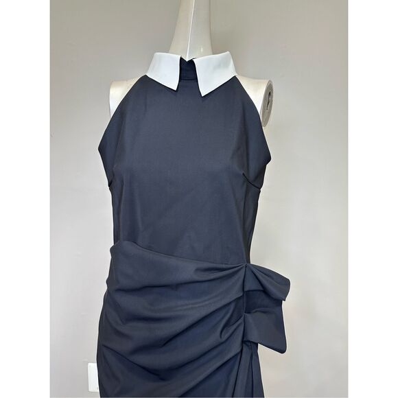 NWT Chiara Boni La Petite Robe Ferflum Collared Skirt Ruffle Cocktail Dress - Picture 5 of 11